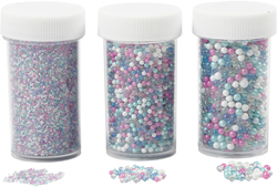 Creativ Company Mini Glassteine Pastellfarben Dekoset 3x45g