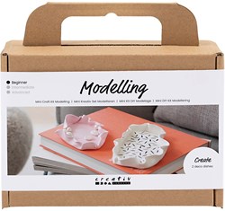 Creativ Company Mini Hobbyset Modellieren - Schalen aus selbsthärtender Ton basteln