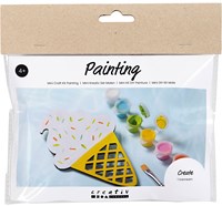 Creativ Company Bastelset Eiswaffel bemalen für Kinder - kreatives Spielzeug