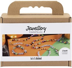 Creativ Company Schmuck Bastelset Halloween Perlen und Armbänder
