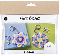 Creativ Company Bügelperlen Set - Bastelset Schlüsselanhänger Tasche Perlen