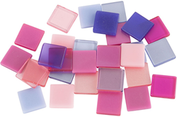 Creativ Company Mosaiksteine lila 10x10mm - Bastelmaterial