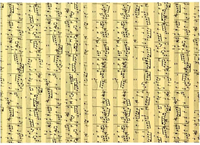 Creativ Company CC Musical Notes Karton 180gr A4 10 Blatt