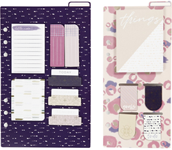 Creativ Company Haftnotiz- und Lesezeichen Set - bunte Post-its und magnetische Marker