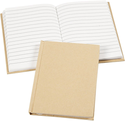 Creativ Company Notizbuch A6 Kraft liniert 80 Blatt braun