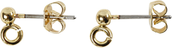 Creativ Company Ohrstecker Gold 13 mm DIY Schmuck 10 Stück