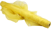 Creativ Company CC Organza-Stoff, 10 m, Gelb