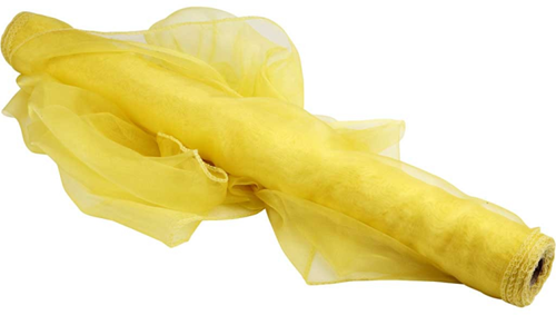 Creativ Company CC Organza-Stoff, 10 m, Gelb