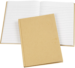 Creativ Company Notizbuch Papiermaché A5 Kraft liniert 80 Seiten