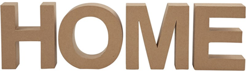 Creativ Company CC Pappmaché Word Home