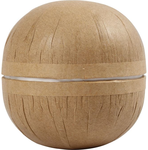 Creativ Company CC Papier zweiteiliger Ball 8 cm 4 Stück Kraft