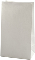 Creativ Company Papiertüten weiß 15x9x27 cm 100 Stück Geschenktüten