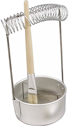 Creativ Company Bürstenreiniger Aluminium 23 cm Malzubehör