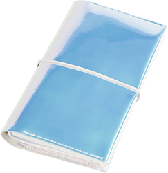 Creativ Company Planer Notizbuch 10x18 cm holografisch Kunstleder