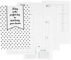 Creativ Company Planer Bulletjournal Seiten A5 7 Stück Papier