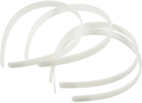 Creativ Company Diadem Kunststoff weiß 13 mm 5 Stück Haaraccessoire