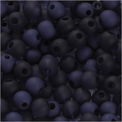Creativ Company Kunststoffperlen blau 6 mm 150 Stück Bastelset