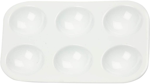 Creativ Company CC Kunststoffpalette 12x8 cm Weiß 10 Stück