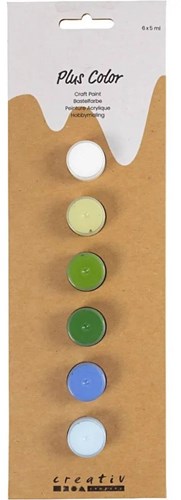 Creativ Company Acrylfarben Set Blau Grün Harmonie 6x5 ml Malen