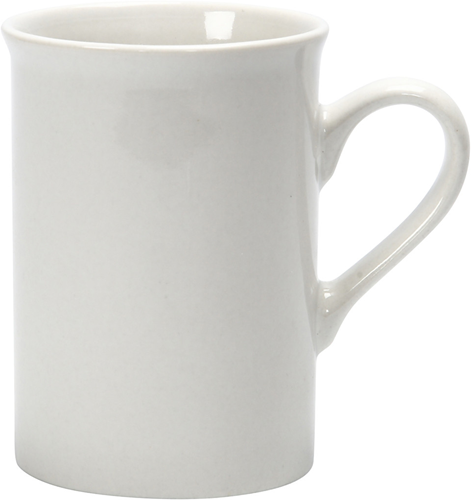 Creativ Company CC Porzellanbecher Weiß 10 cm 2 Stück