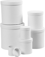 Creativ Company CC runde Boxen-Set, 7-teilig, H: 7,5–22,7 cm, T: 7–22 cm