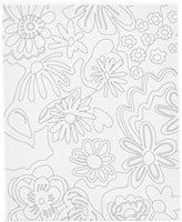 Creativ Company Malleinwand Blumen 24x30 cm - Malen und Basteln