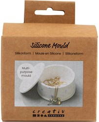 Creativ Company Silikonform Topf mit Deckel - kreatives Gießen 4,5x7,5 cm
