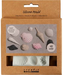 Creativ Company Silikonform Muscheln für Basteln und Dekoration