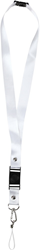 Creativ Company Schlüsselband weiß 53 cm - Polyester Lanyard