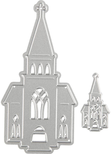Creativ Company CC-Schneideschablone Kirchen 9,1 cm