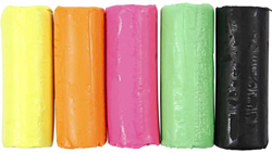 Creativ Company Knete Set Neonfarben 400 g - Bastelspielzeug