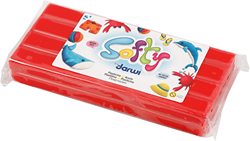 Creativ Company CC Softy Modelliermasse Plastilin 500 gr Rot