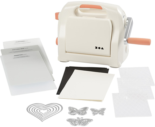 Creativ Company CC Stanz- und Prägemaschine Starter-Set A5
