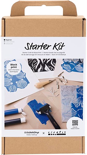 Creativ Company Linoprinting Starterset - Hobbyset für Kinder und Erwachsene