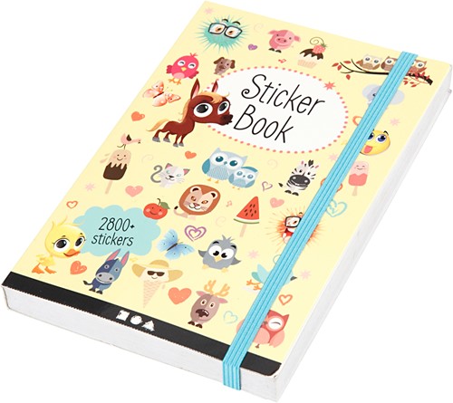 Creativ Company CC Stickerbuch 11,5x17 cm 2800 Stück