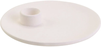 Creativ Company CC Terrakotta-Kerzenbrett 11 cm weiß 12 Stück