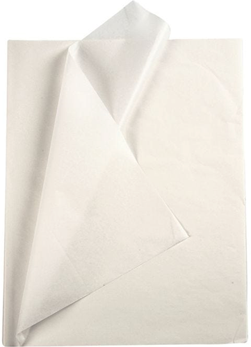 Creativ Company Seidenpapier weiß Bastelpapier 50x70 cm 25 Blatt