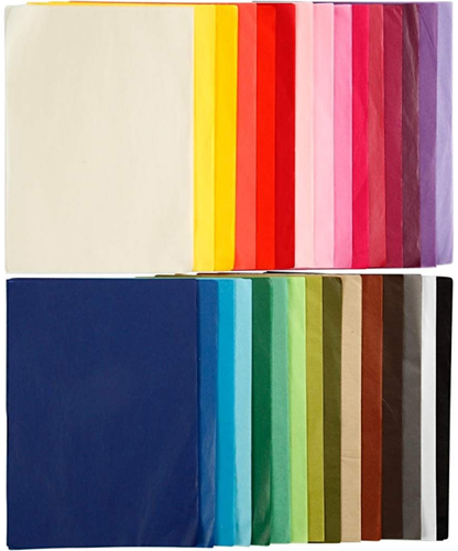 Creativ Company CC Seidenpapier A4, 30 Farben, insgesamt 300 Blatt