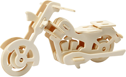 Creativ Company 3D Holzpuzzle Motorrad 19x9x9 cm Spielzeug