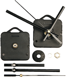 Creativ Company Uhrwerk und Uhrenteile DIY Set schwarz bis 10 mm