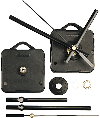 Creativ Company Uhrwerk und Uhrenteile DIY Set schwarz bis 10 mm