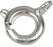 Creativ Company CC Federverschluss 7 mm Silber 10 Stück
