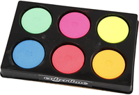 Creativ Company Wasserfarben-Palette Neon - Malspaß für Kinder und Erwachsene