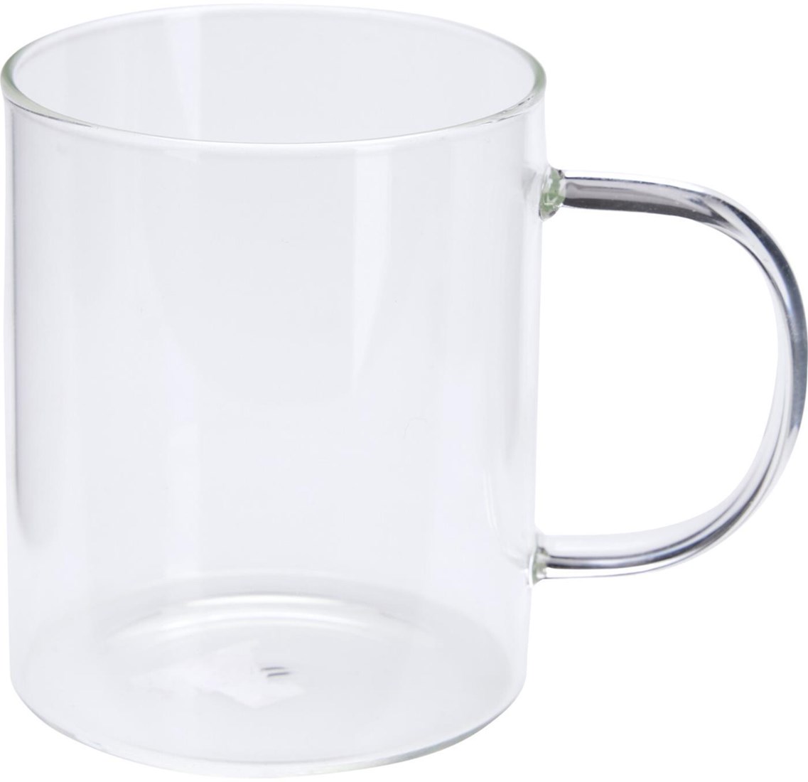 Teeglas Kaffeeglas mit Henkel transparent 300ml Glas Geschirr Planet Happy DE
