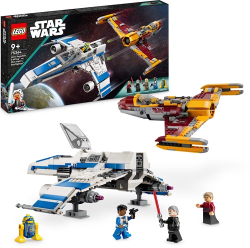LEGO Star Wars Raumschiff Bauset New Republic E-wing vs Shin Hati Starfighter-2