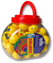 Centrum 60 Smiley-Bleistiftspitzer im Glas 85397