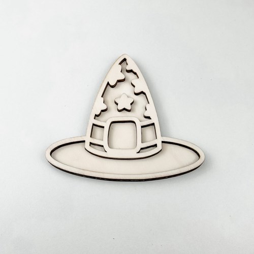 FiQ houten vulvorm Hoed - 12×13 cm