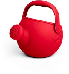 Bigjigs Silikon Gießkanne - Cherry Red - nachhaltiges Outdoor-Spielzeug