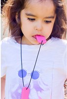 Ark Therapeutics Kaufschmuck Spielzeug Chew Tags Lavendel XXT extra stark Dunne, discrete kauwketting met twee hangers in dog-tag-stijl, voor kinderen en volwassenen.-3