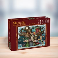Magnolia Puzzle Weihnachten im Wald - 1500 Teile Puzzle Spaß-2